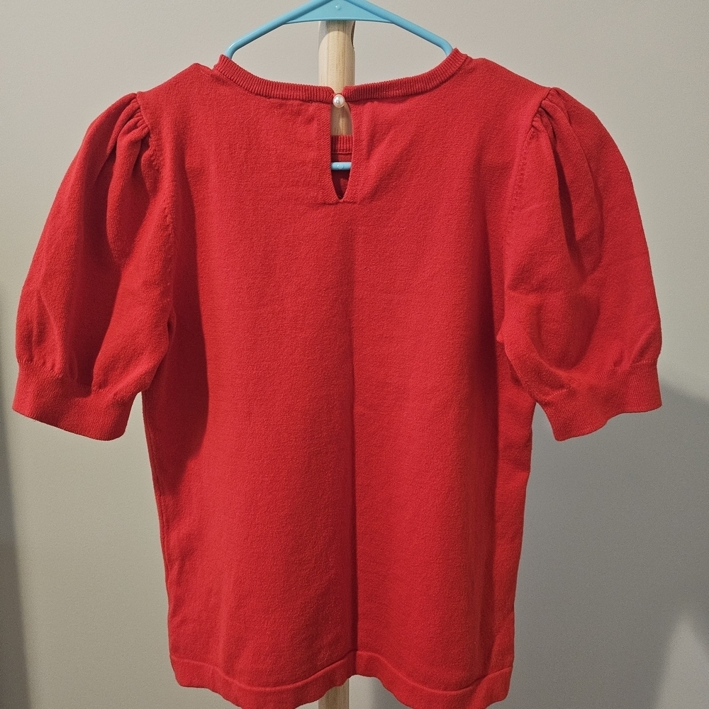 Vince Camuto Red Sweater, Small - Picture 2 of 4